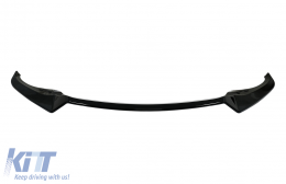 Front Bumper Spoiler Lip suitable for BMW X7 G07 LCI M Sport (2020-Up) Piano Black-image-6083797