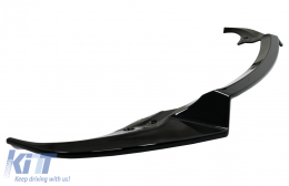 Front Bumper Spoiler Lip suitable for BMW X7 G07 LCI M Sport (2020-Up) Piano Black-image-6083805