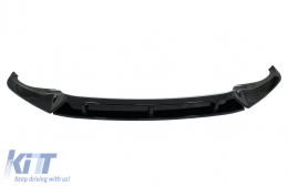 Front Bumper Spoiler Lip suitable for BMW X7 G07 LCI M Sport (2020-Up) Piano Black-image-6083864