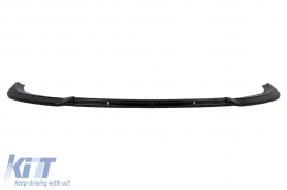 Front Bumper Spoiler Lip suitable for VW ID3 (2019-2022) Piano Black Add-On-image-6100566