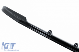 Front Bumper Spoiler Lip suitable for VW Transporter T6 (2015-up) Glossy Black Add-on-image-6067602