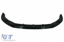 Front Bumper Spoiler Lip suitable for VW Transporter T6 SPORTLINE (2015-up) Glossy Black-image-6067609