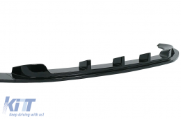 Front Bumper Spoiler Lip suitable for VW Transporter T6 SPORTLINE (2015-up) Glossy Black-image-6067611