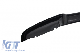 Front Bumper Spoiler Spliter Extension Lip suitable for BMW X6 E71 (2008-2010) Black-image-6020352