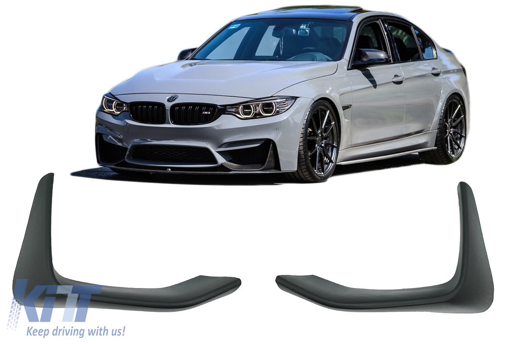 Front Bumper Spoiler Splitters Flaps suitable for BMW F80 M3 F82/F83 M4  (2014-2019)
