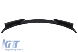 Front Bumper Spoiler suitable for BMW 3 Series F30 Sedan F31 Touring (2011-up) M Design Piano Black Edition-image-6025528