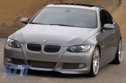 Front Bumper Spoiler suitable for BMW 3 Series E92/E93 (2006-2009) Coupe Cabrio M-Tech Sport Design-image-6054305