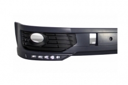 Front Bumper Spoiler suitable for VW Transporter Multivan Caravelle T5 T5.1 Facelift (2010-2015) Sportline Design LED DRL-image-5994010