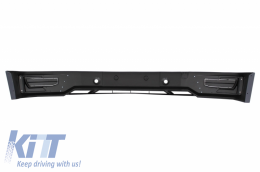 Front Bumper Spoiler with LED DRL Daytime Running Lights suitable for VW Transporter T6 (2015-up) Sportline Design-image-6052785