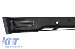 Front Bumper Spoiler with LED DRL Daytime Running Lights suitable for VW Transporter T6 (2015-up) Sportline Design-image-6052786