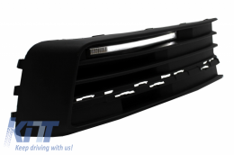 Front Bumper Spoiler with LED DRL Daytime Running Lights suitable for VW Transporter T6 (2015-up) Sportline Design-image-6052792