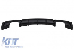 Front Bumper Spoiler with Rear Diffuser suitable for BMW 3 Series F30 F31 (2011-up) M Performance Design Brilliant Black Edition-image-6025587