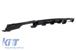 Front Bumper Spoiler with Rear Diffuser suitable for BMW 3 Series F30 F31 (2011-up) M Performance Design Brilliant Black Edition-image-6025588