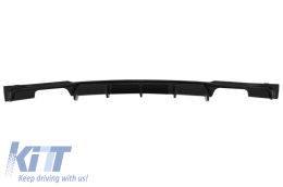 Front Bumper Spoiler with Rear Diffuser suitable for BMW 3 Series F30 F31 (2011-up) M Performance Design Brilliant Black Edition-image-6025589