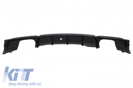 Front Bumper Spoiler with Rear Diffuser suitable for BMW 3 Series F30 F31 (2011-up) M Performance Design Brilliant Black Edition-image-6025590