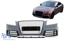 Front Bumper suitable for Audi A5 8T Pre Facelift (2007-2011) RS5 Design-image-6067840