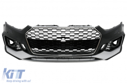 Front Bumper suitable for Audi A5 F5 (2017-2019) Chrome RS5 Design-image-6099163