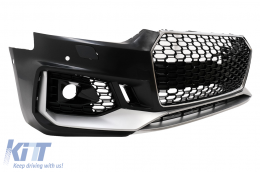 Front Bumper suitable for Audi A5 F5 (2017-2019) Chrome RS5 Design-image-6099165