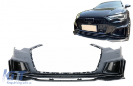 Front Bumper suitable for Audi A6 C8 4K (2018-2020) RS6 Design-image-6082010