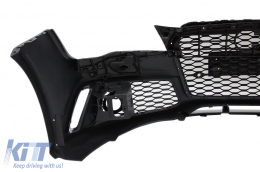 Front Bumper suitable for Audi A7 4G Pre-Facelift (2010-2014) RS7 Design With Grille-image-6094530