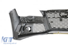 Front Bumper suitable for Audi A7 4G Pre-Facelift (2010-2014) RS7 Design With Grille-image-6090394