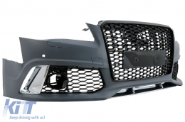 Front Bumper suitable for Audi A8 D4 4H (2010-2013) RS Design-image-6082745