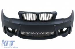 Front Bumper suitable for BMW 1 Series E81 E82 E87 E88 (2004-2011) 1M Design with SRA PDC-image-6022674