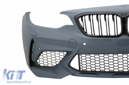 Front Bumper suitable for BMW 2 Series F22 F23 (2014-) Coupe Cabrio M235i M Design-image-6102350