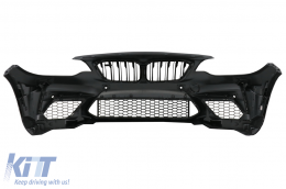 Front Bumper suitable for BMW 2 Series F87 M2 (2016-2020) M2C Design-image-6079613