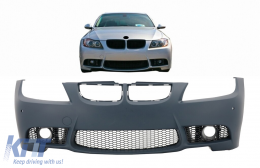 Front Bumper suitable for BMW 3 series E90 E91 Pre-LCI (2004-2008) Sedan Touring M3 Design-image-6084313