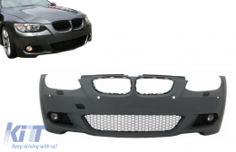 Front Bumper suitable for BMW 3 Series E92 E93 (2006-2009) Non-LCI Coupe Cabrio M-Technik Look-image-6088762