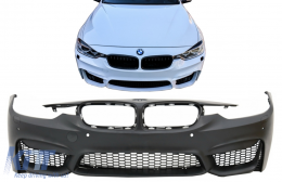 Front Bumper suitable for BMW 3 Series F30 F31 Non LCI & LCI (2011-2018) M3 Sport EVO Design-image-6092614