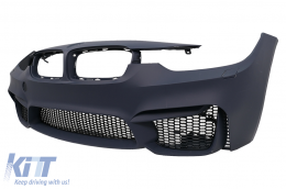 Front Bumper suitable for BMW 3 Series F30 F31 (2011-2019) with Side Skirts M3 Design-image-6063589