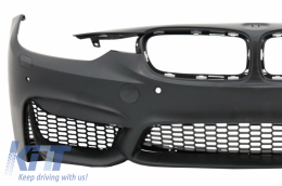 Front Bumper suitable for BMW 3 Series F30 F31 Non LCI & LCI (2011-2018) with Front Fenders M3 Sport EVO Design-image-6073146