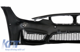 Front Bumper suitable for BMW 3 Series F30 F31 Non LCI & LCI (2011-2018) with Front Fenders M3 Sport EVO Design-image-6073148