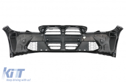 Front Bumper suitable for BMW 3 Series G20 Sedan G21 Touring (2018-Up) G80 M Design-image-6089175