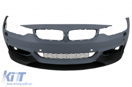 Front Bumper suitable for BMW 4 Series F32 F33 F36 (2013-2020) M Sport Design-image-6109688