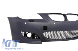 Front Bumper suitable for BMW 5 Series E60 E61 (2003-2007) M5 Design PDC 24mm-image-5992284