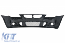 Front Bumper suitable for BMW 5 Series E60 E61 (2003-2007) M-Technik Design Without Fog lights-image-6041586