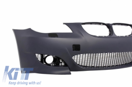 Front Bumper suitable for BMW 5 Series E60 E61 (2003-2010) with Side Skirts M5 Design-image-6057888