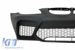 Front Bumper suitable for BMW 5 Series E60 Sedan E61 Touring (2003-2009) with Central Kidney Grilles G30 M5 Design-image-6064514