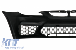 Front Bumper suitable for BMW 5 Series E60 Sedan E61 Touring (2003-2009) with Central Kidney Grilles G30 M5 Design-image-6064516