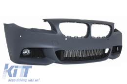 Front Bumper suitable for BMW 5 Series F10 F11 (2011-2014) With Extension Lip M Design-image-6018900