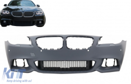 Front Bumper suitable for BMW 5 Series F10 F11 LCI Sedan Touring (2015-2017) M-Tech Design-image-6093684