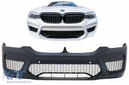 Front Bumper suitable for BMW 5 Series G30 G31 Limousine Touring (2017-2019) M5 Sport Design-image-6092651