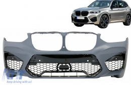 Front Bumper suitable for BMW X3 G01 (2017-Up) X4 G02 (2018-Up) M Tech Design-image-6075930