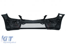 Front Bumper suitable for Mercedes C-Class W204 S204 C204 (2007-2015) Facelift C63 Design-image-6108054