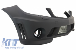 Front Bumper suitable for Mercedes C-Class W204 (2007-2012) C63 Design Without Fog Lights-image-6027919