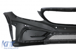 Front Bumper suitable for Mercedes C-Class W205 S205 A205 C205 (2014-2019) Limousine T-Model Coupe Cabriolet-image-6069387