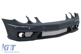 Front Bumper suitable for Mercedes E-Class W211 Facelift (2006-2009) without Fog Lights-image-6095664